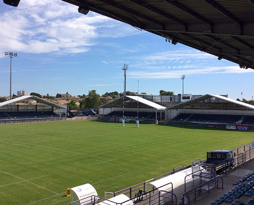 Extension de tribunes pour le stade Chanzy